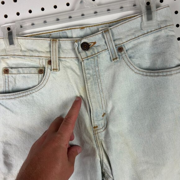Levi's 550 Vtg Jean Shorts Women 3 -‎ 26" Waist USA Made High Waisted 90s Grunge - Picture 6 of 8